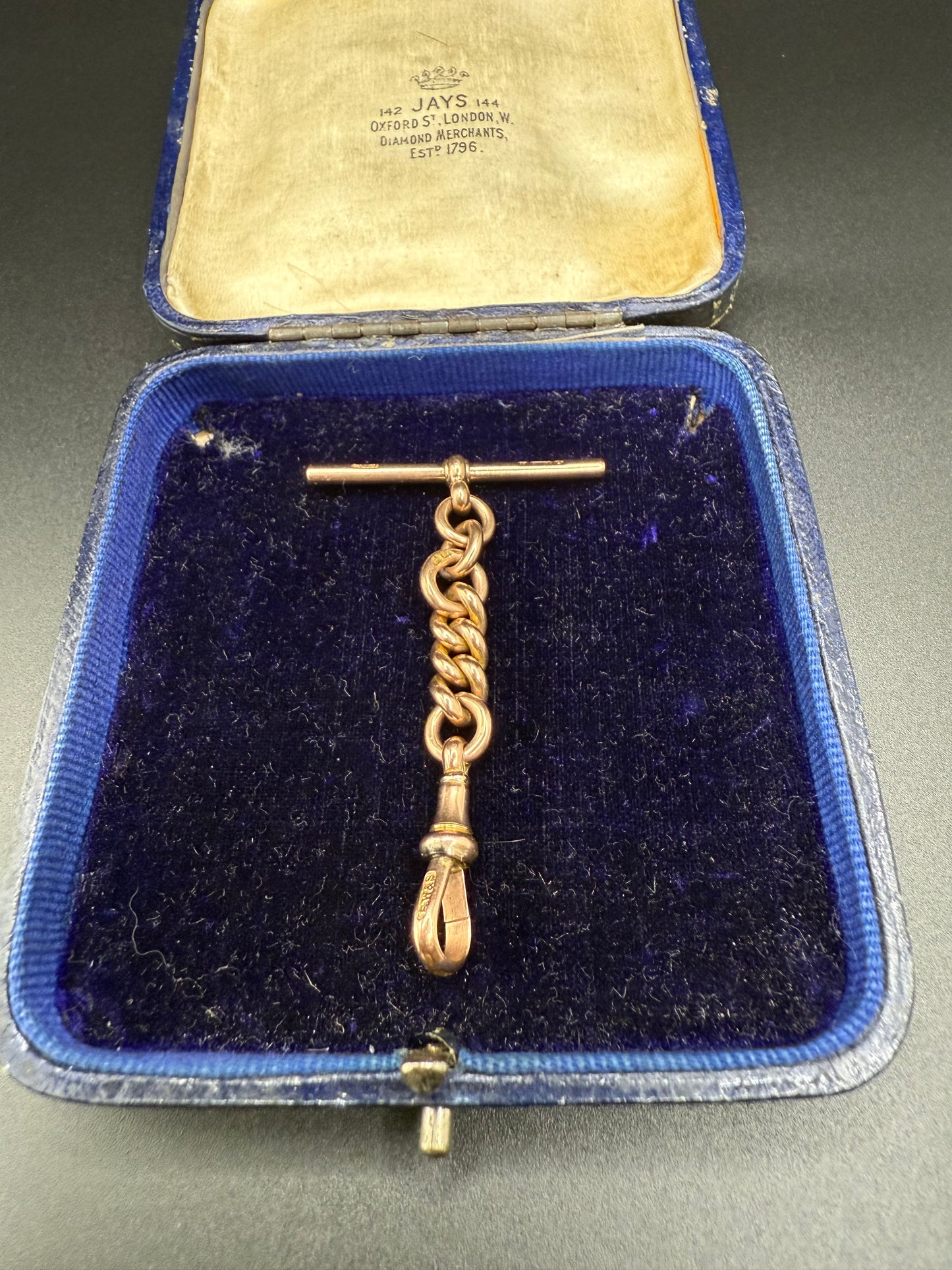 9ct Gold Curb T-bar Extender 2.25 inches