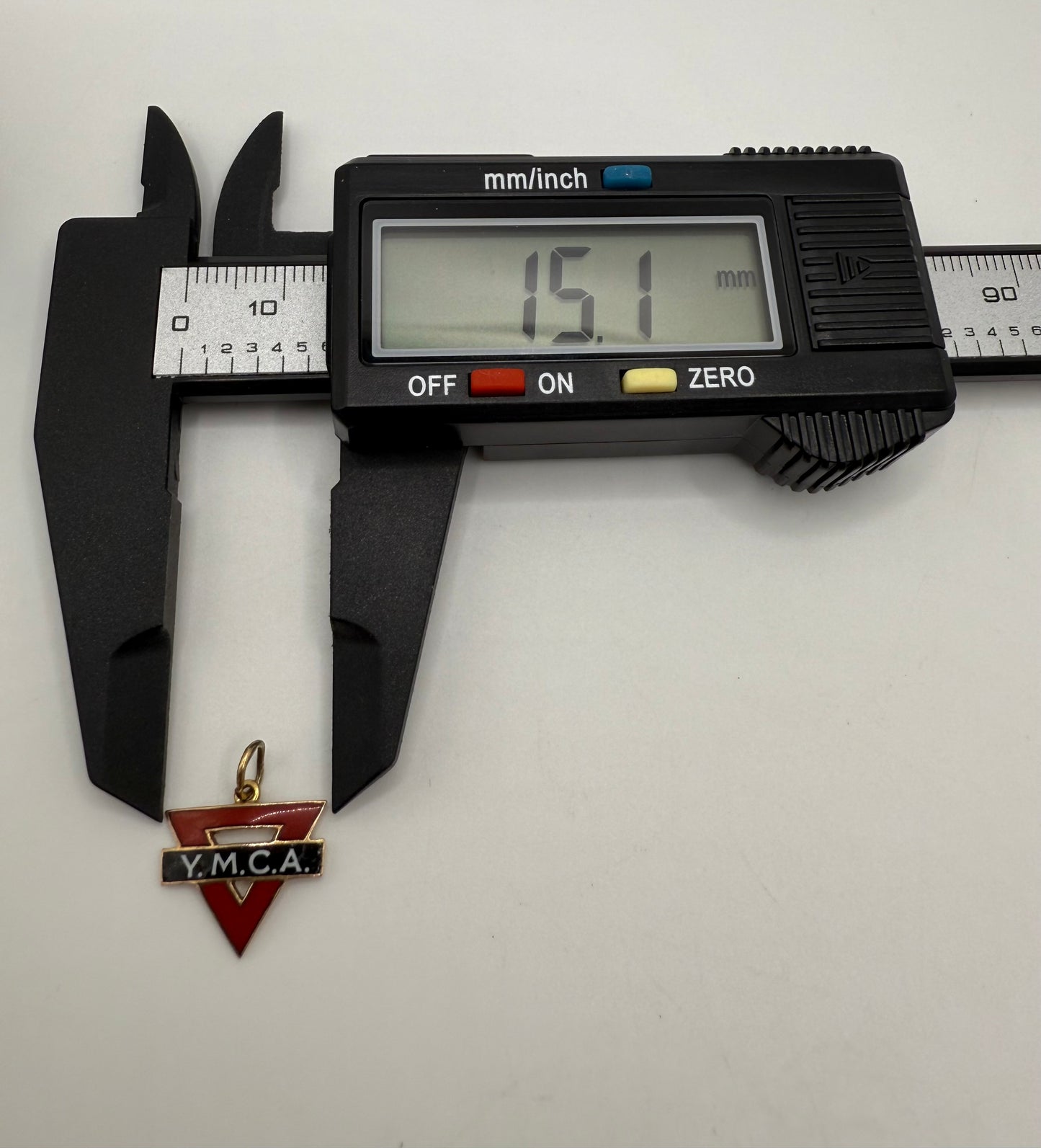 Vintage 9ct Gold Enamelled YMCA Charm