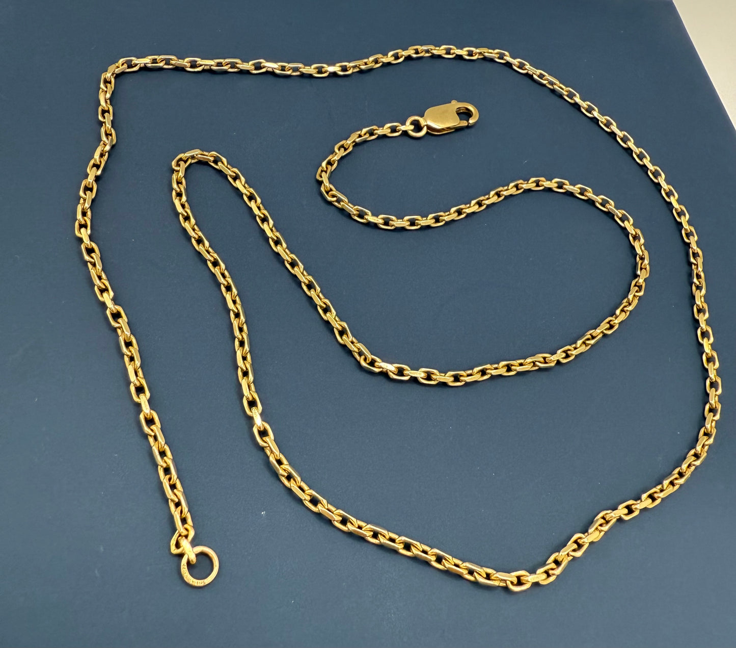 Vintage 9ct Yellow Gold Biker Chain 26 Inches