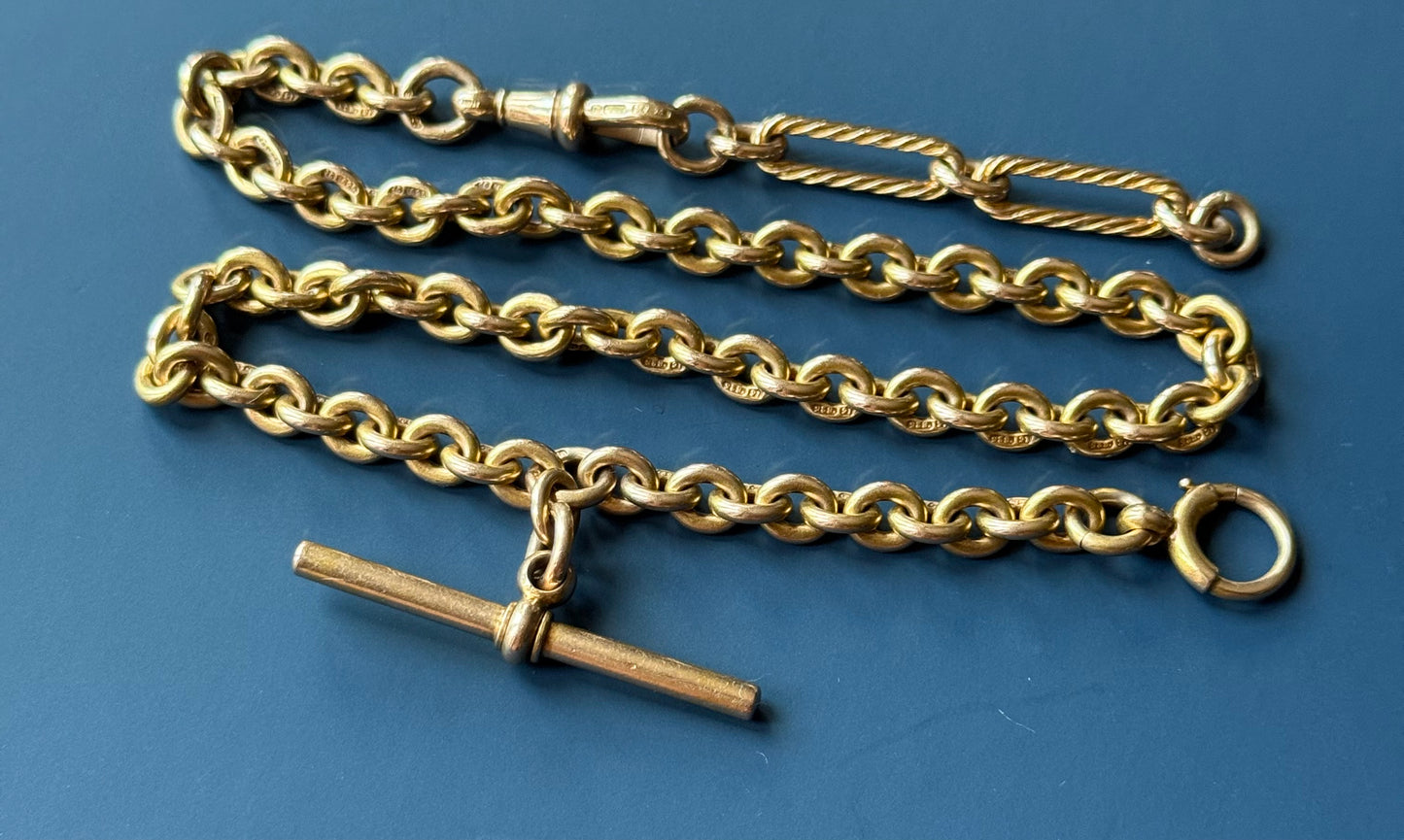 Stunning 15ct Gold Cable Chain