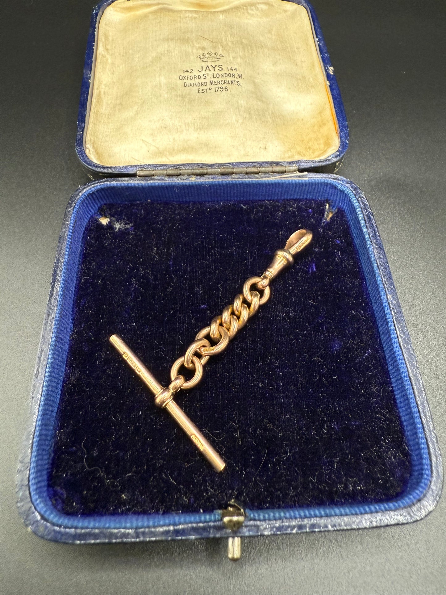 9ct Gold Curb T-bar Extender 2.25 inches