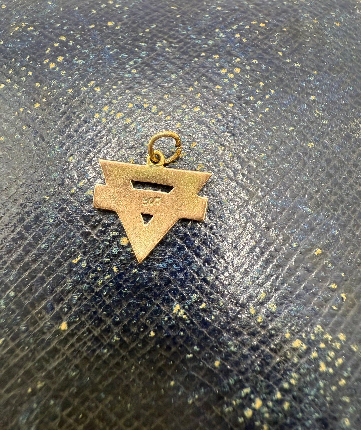 Vintage 9ct Gold Enamelled YMCA Charm