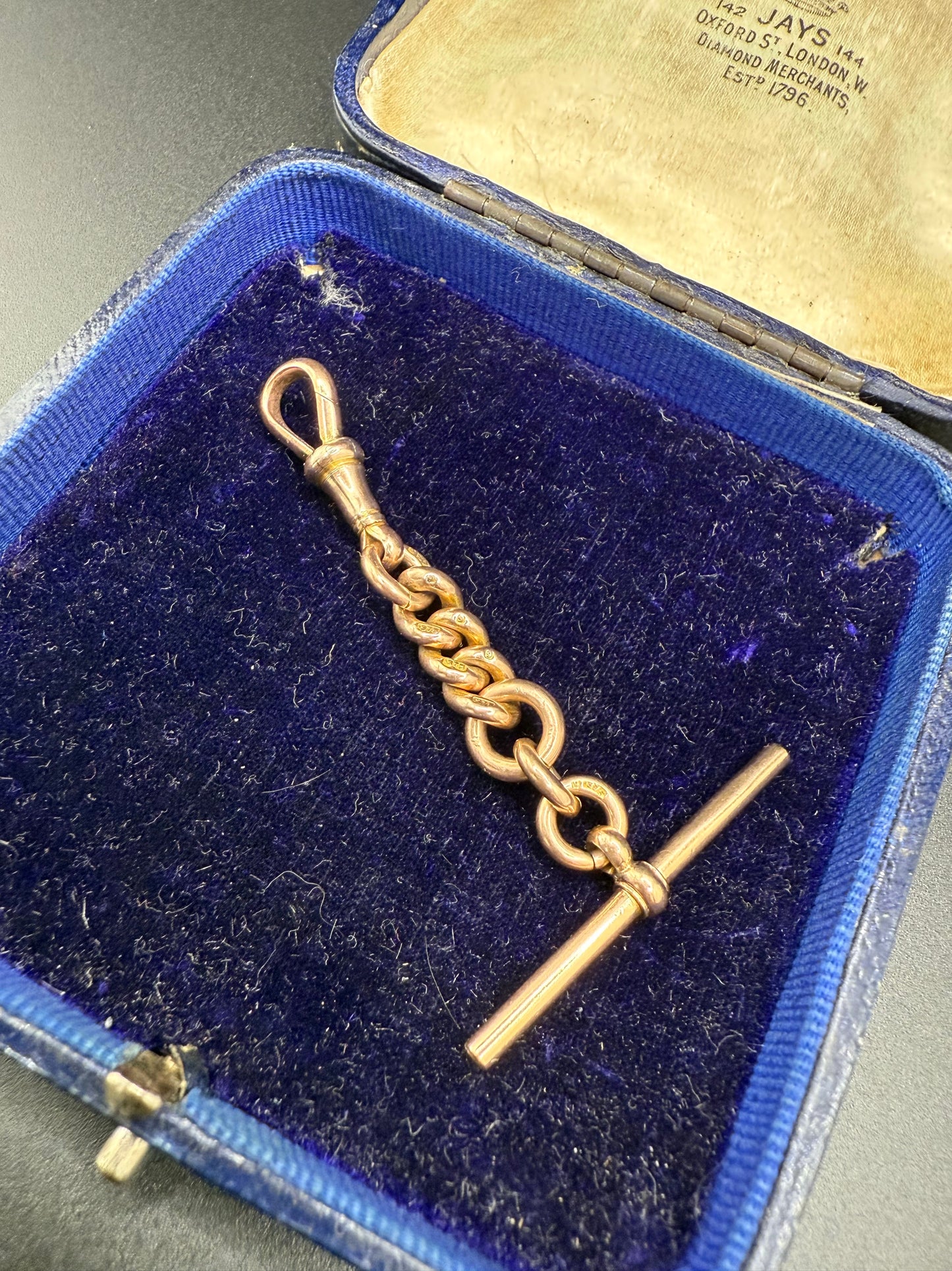 9ct Gold Curb T-bar Extender 2.25 inches