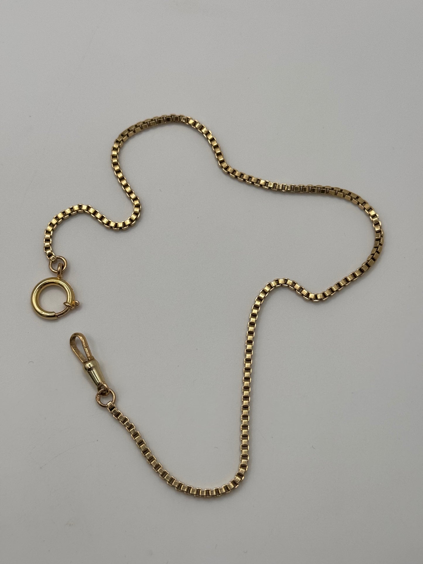 14ct Gold Box Chain 14 Inches