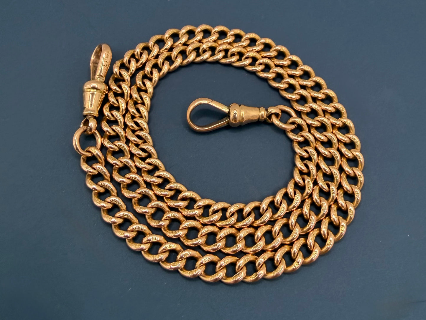 Antique 15ct Gold Albert Chain 16.5 inches