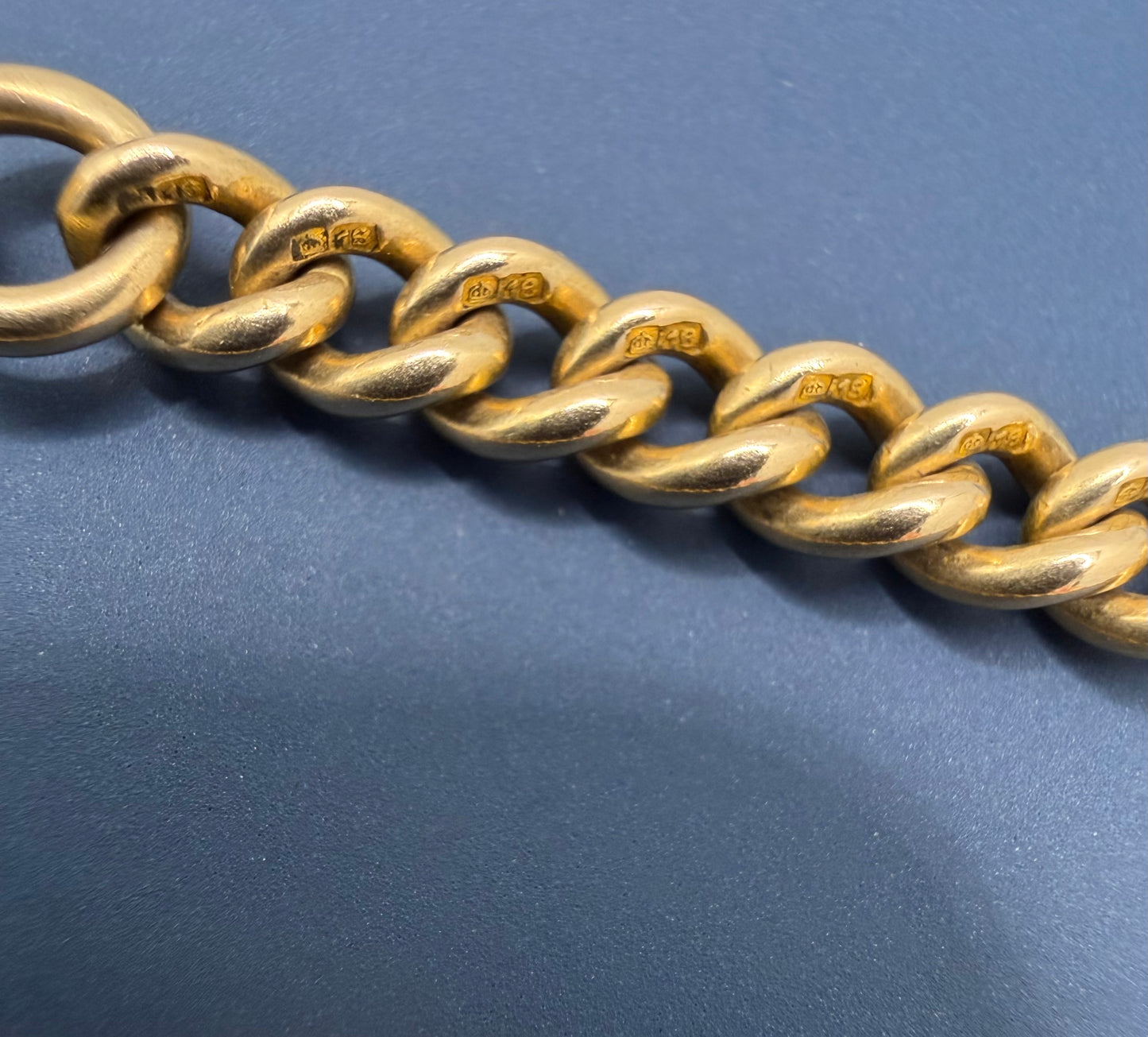 Antique 18ct Gold Albert Chain 14.88 Inches