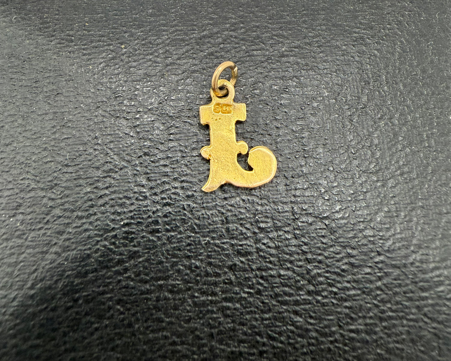 Vintage 9ct Gold Initial J Charm