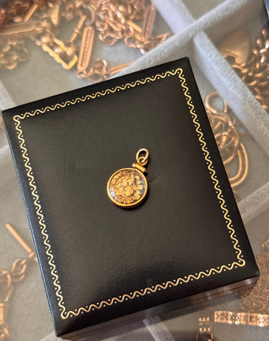 Vintage 9ct Gold Shaker Pendant