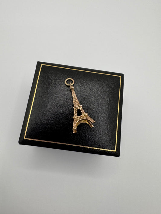 Vintage 9ct Gold Eiffel Tower Charm