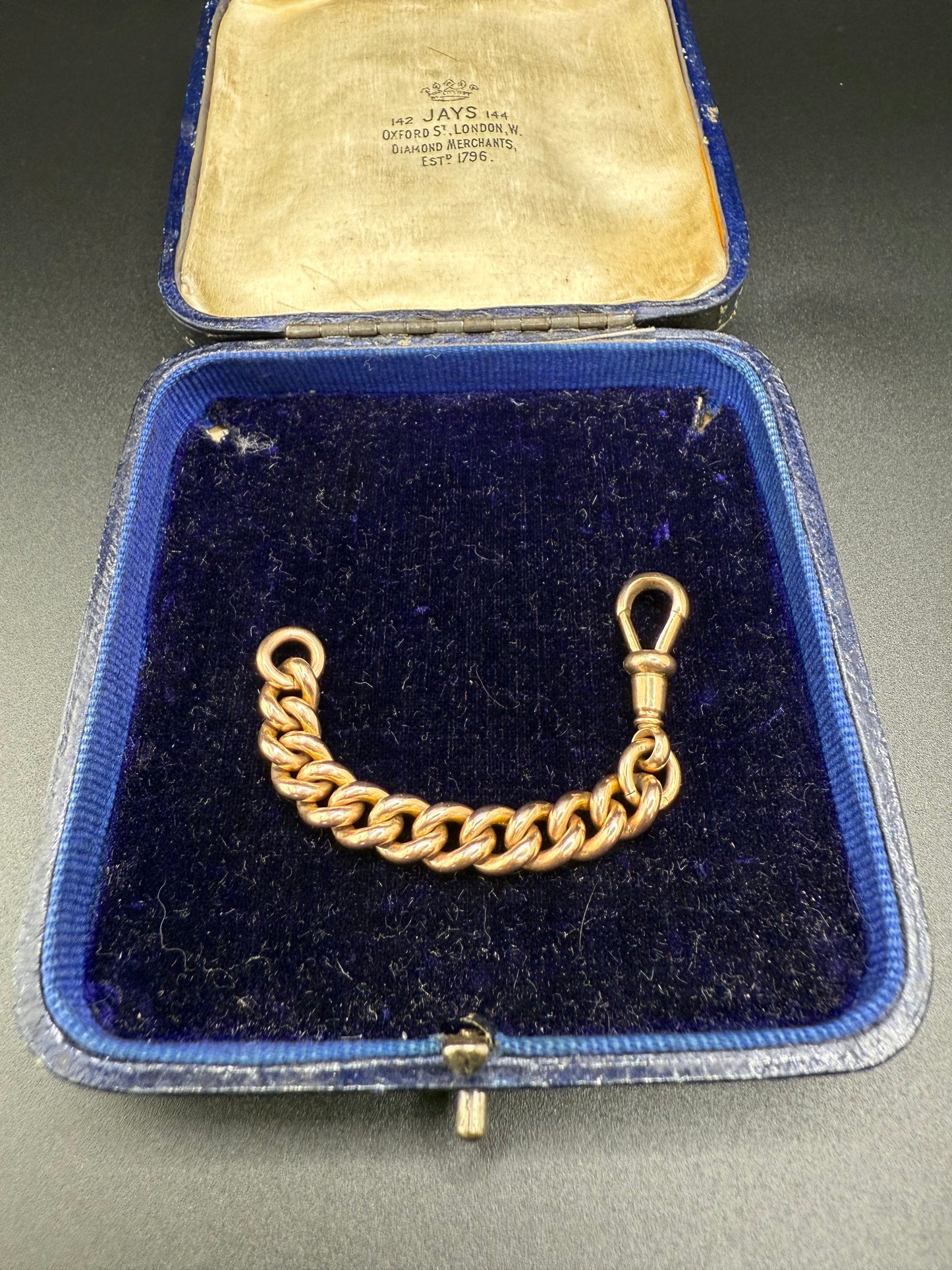 9ct Gold Curb Extender 3 inches