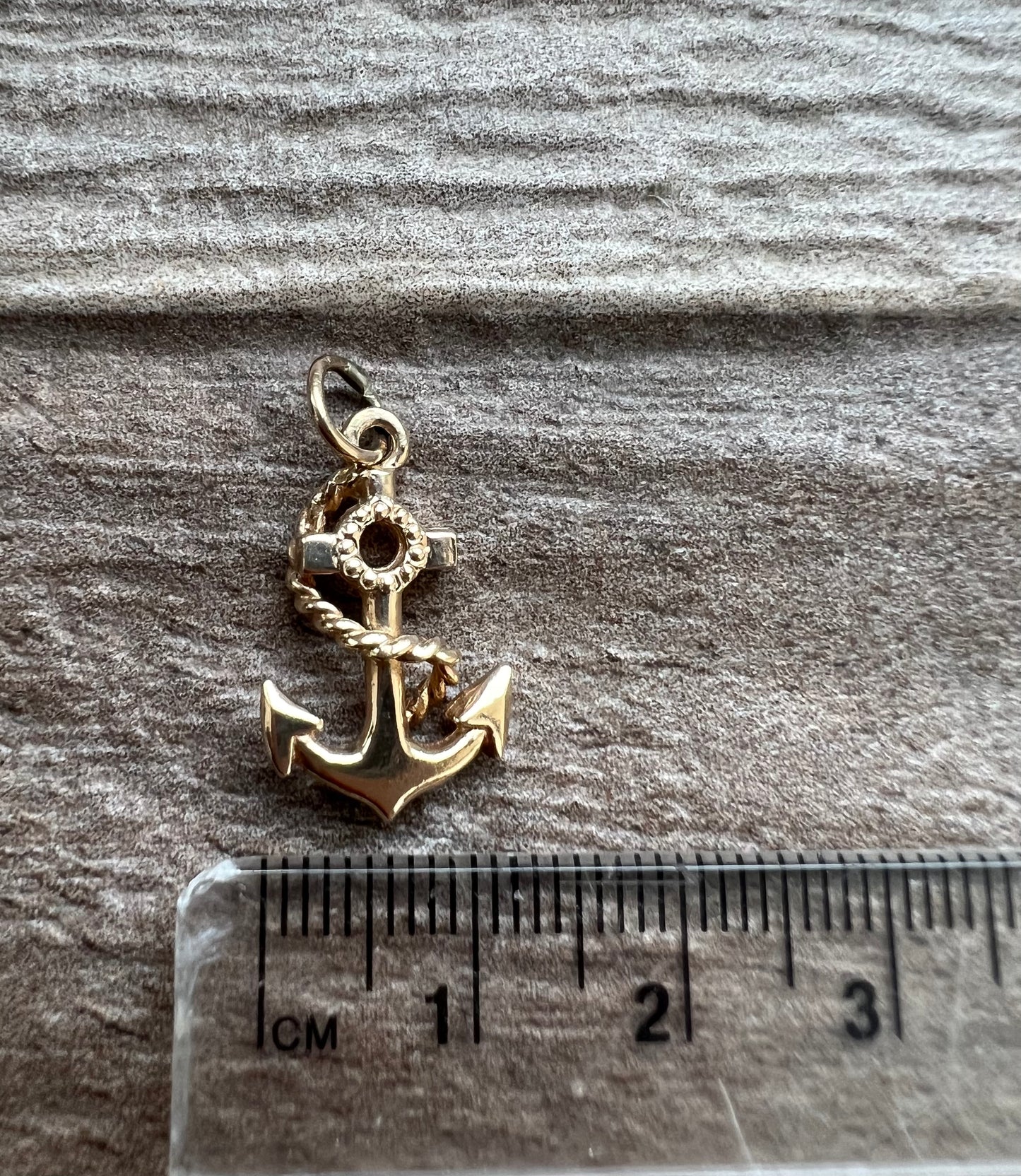 Vintage 9ct Gold Anchor Charm