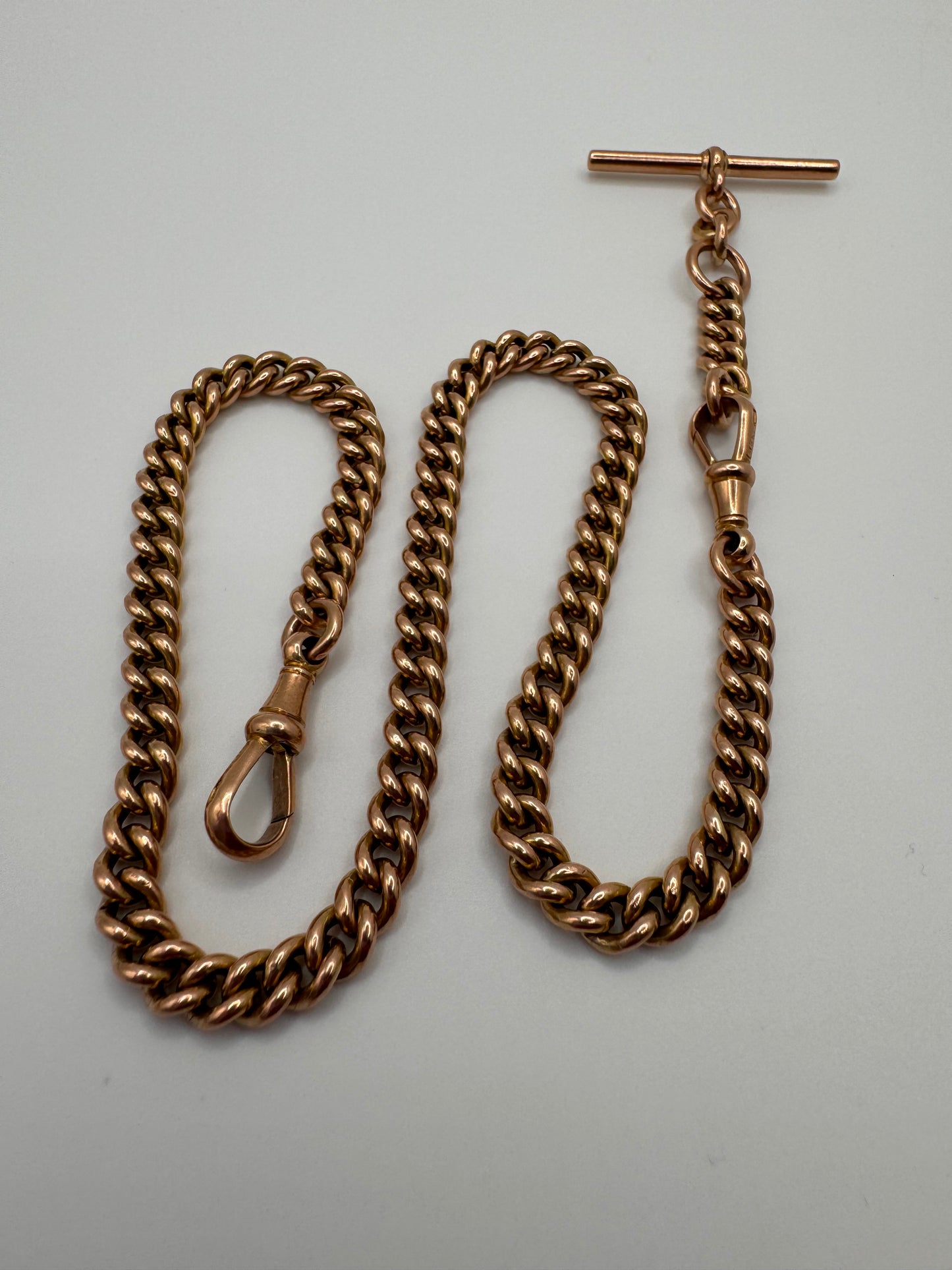 Antique 9ct Gold Albert Chain 15-16 Inches