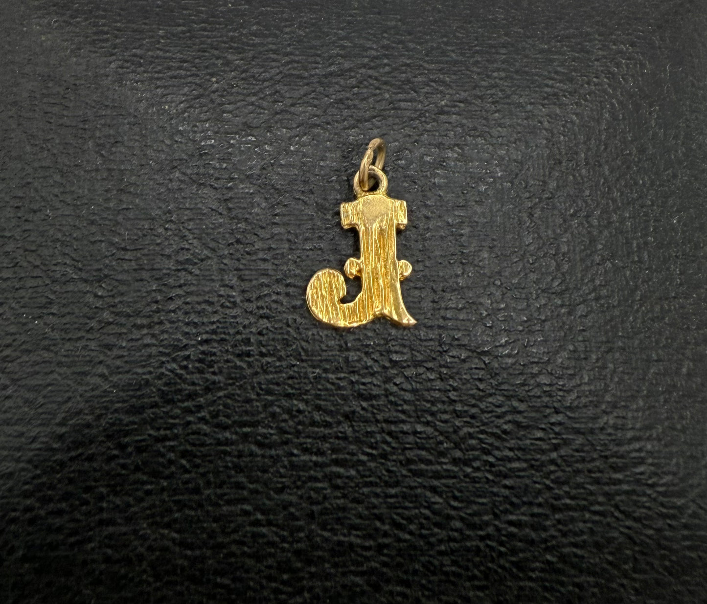 Vintage 9ct Gold Initial J Charm