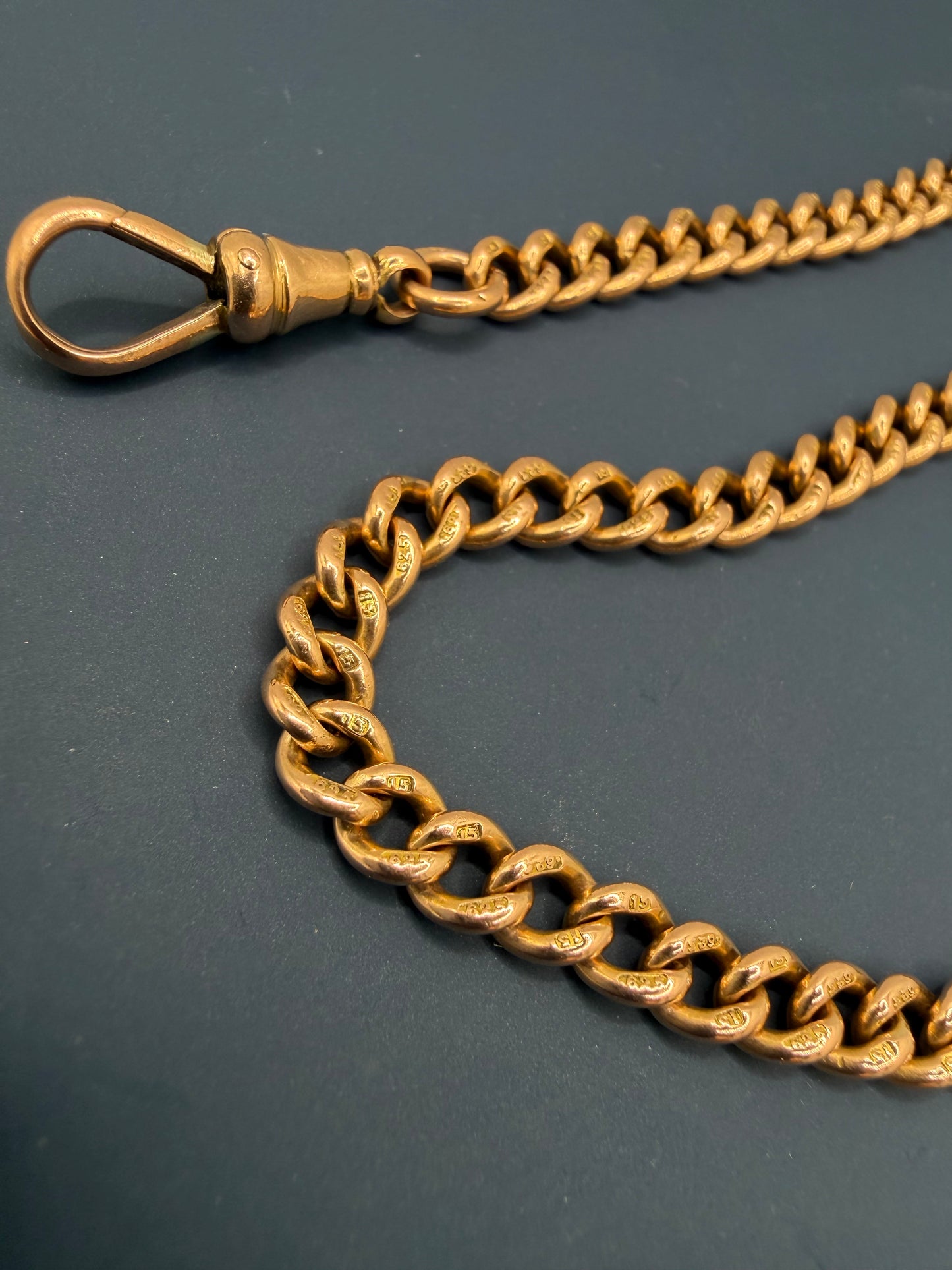 Antique 15ct Gold Albert Chain 16.5 inches