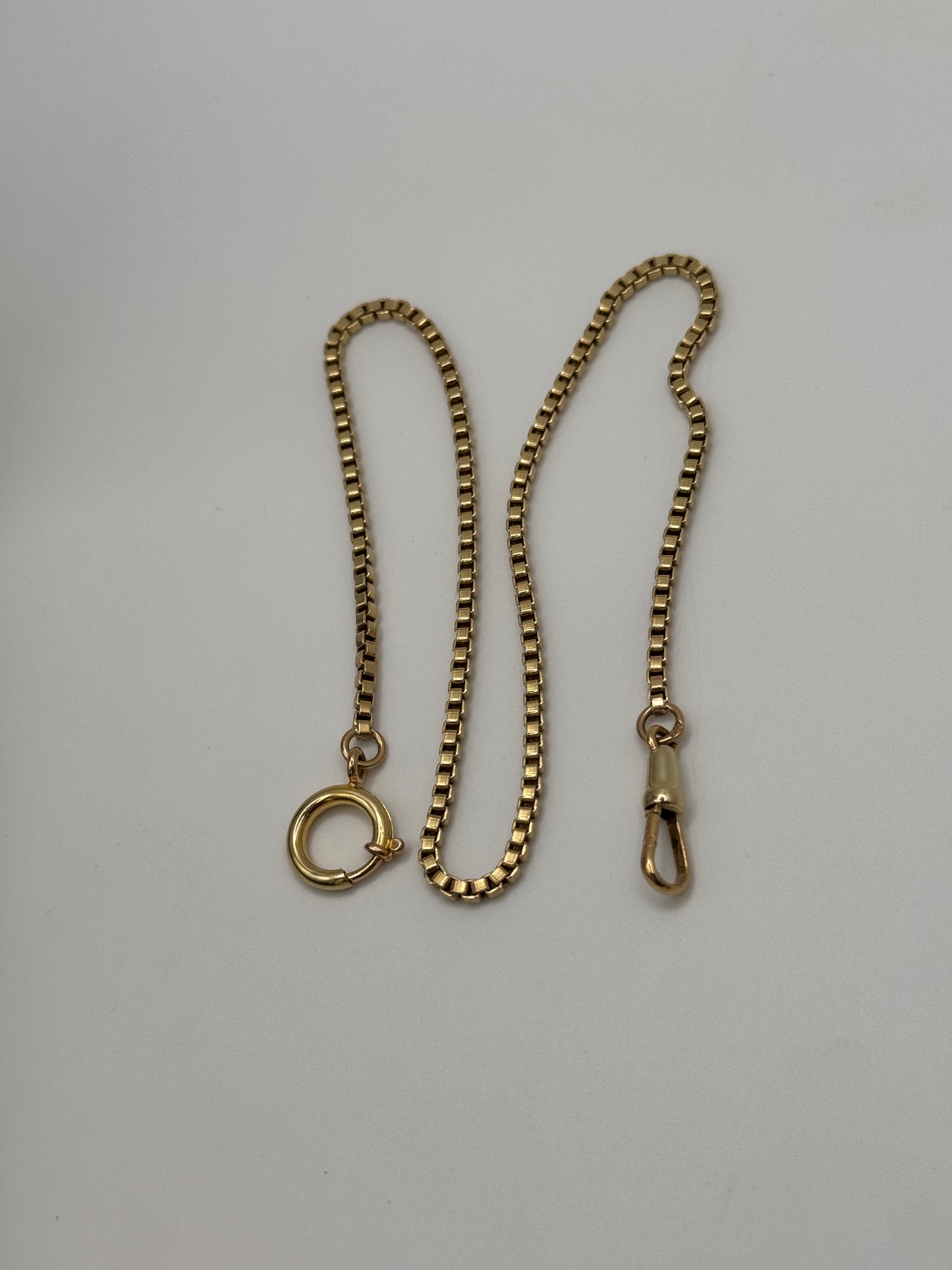 14ct Gold Box Chain 14 Inches