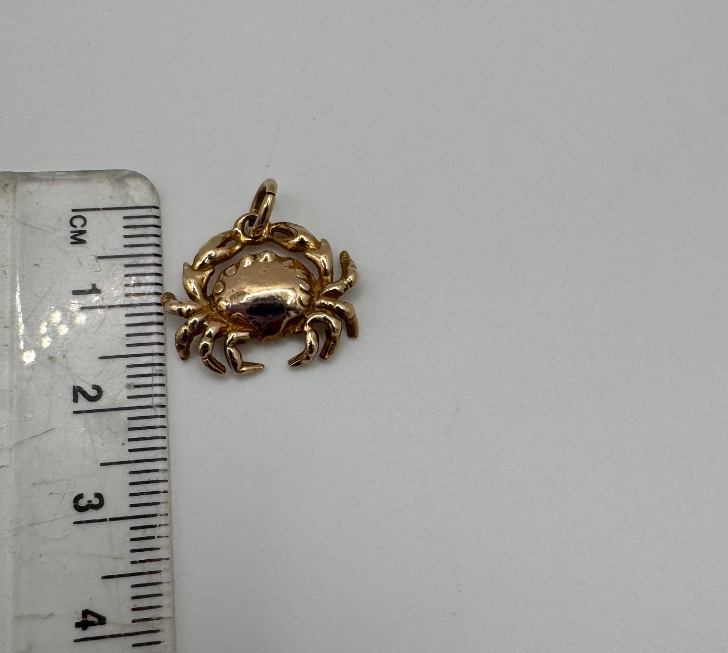 Vintage 9ct Gold Crab Cancer Zodiac Charm