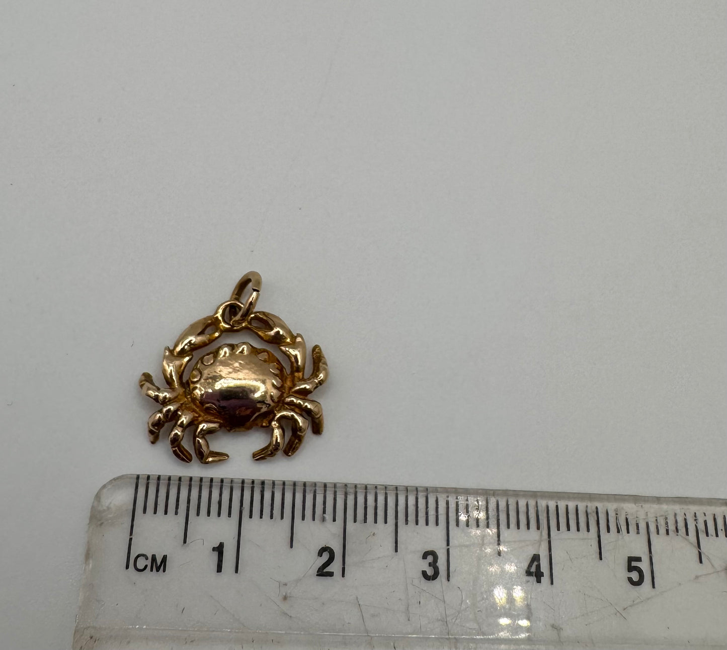 Vintage 9ct Gold Crab Cancer Zodiac Charm