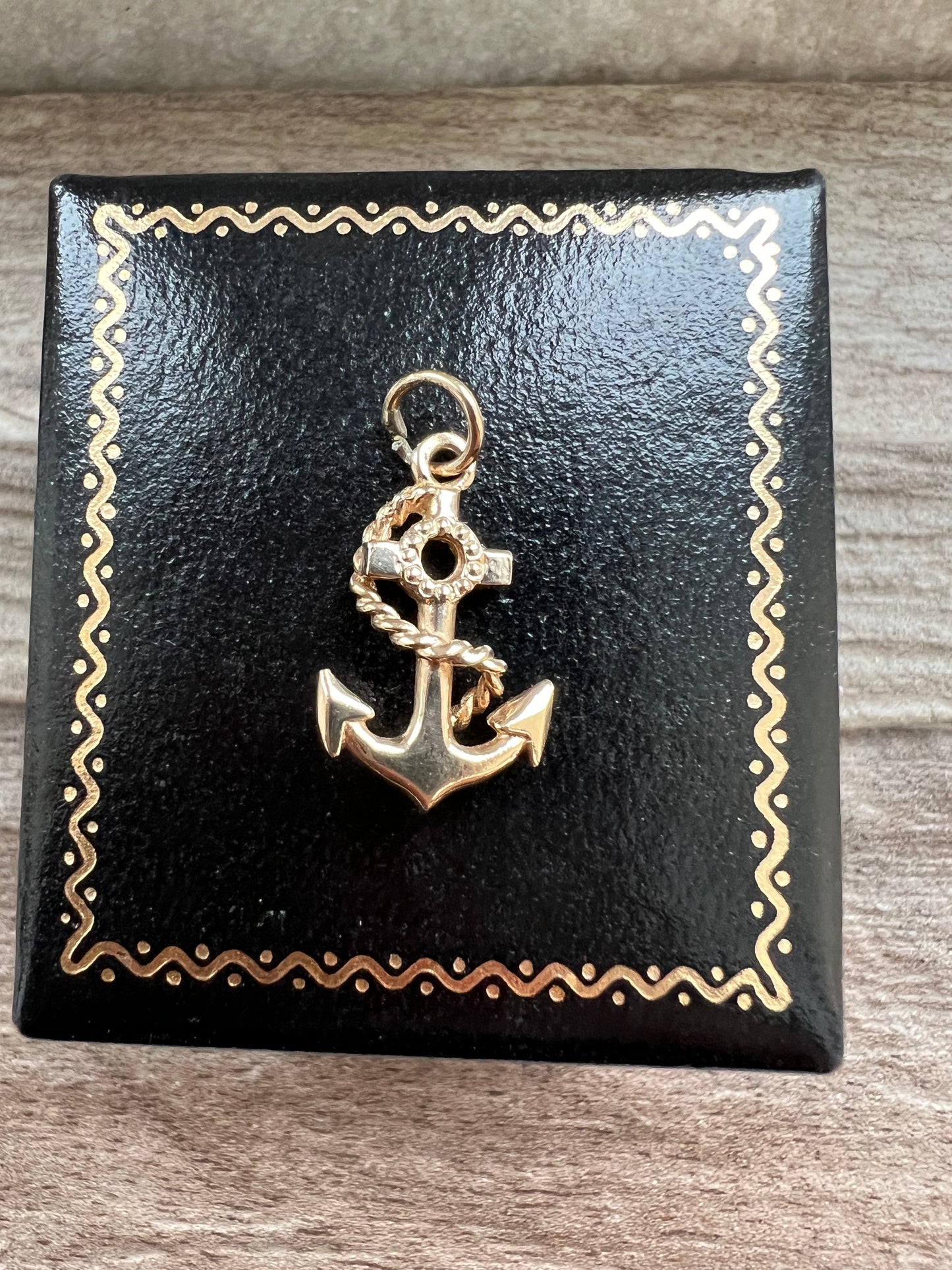 Vintage 9ct Gold Anchor Charm