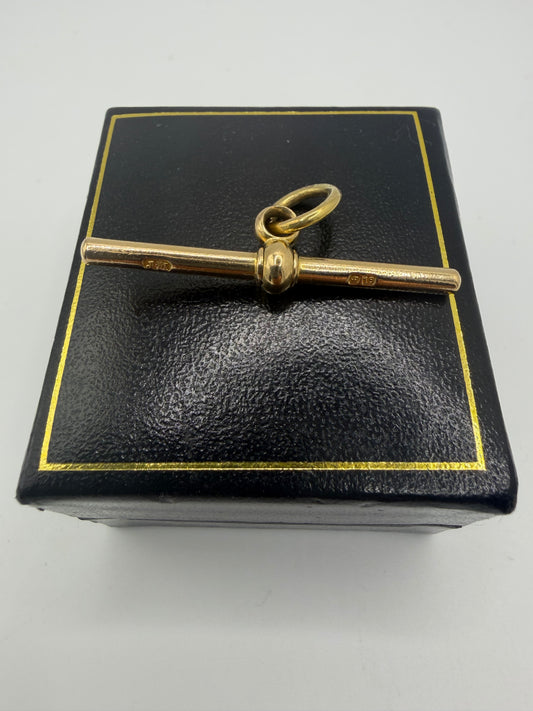 Antique 18ct Gold Swivel T-bar