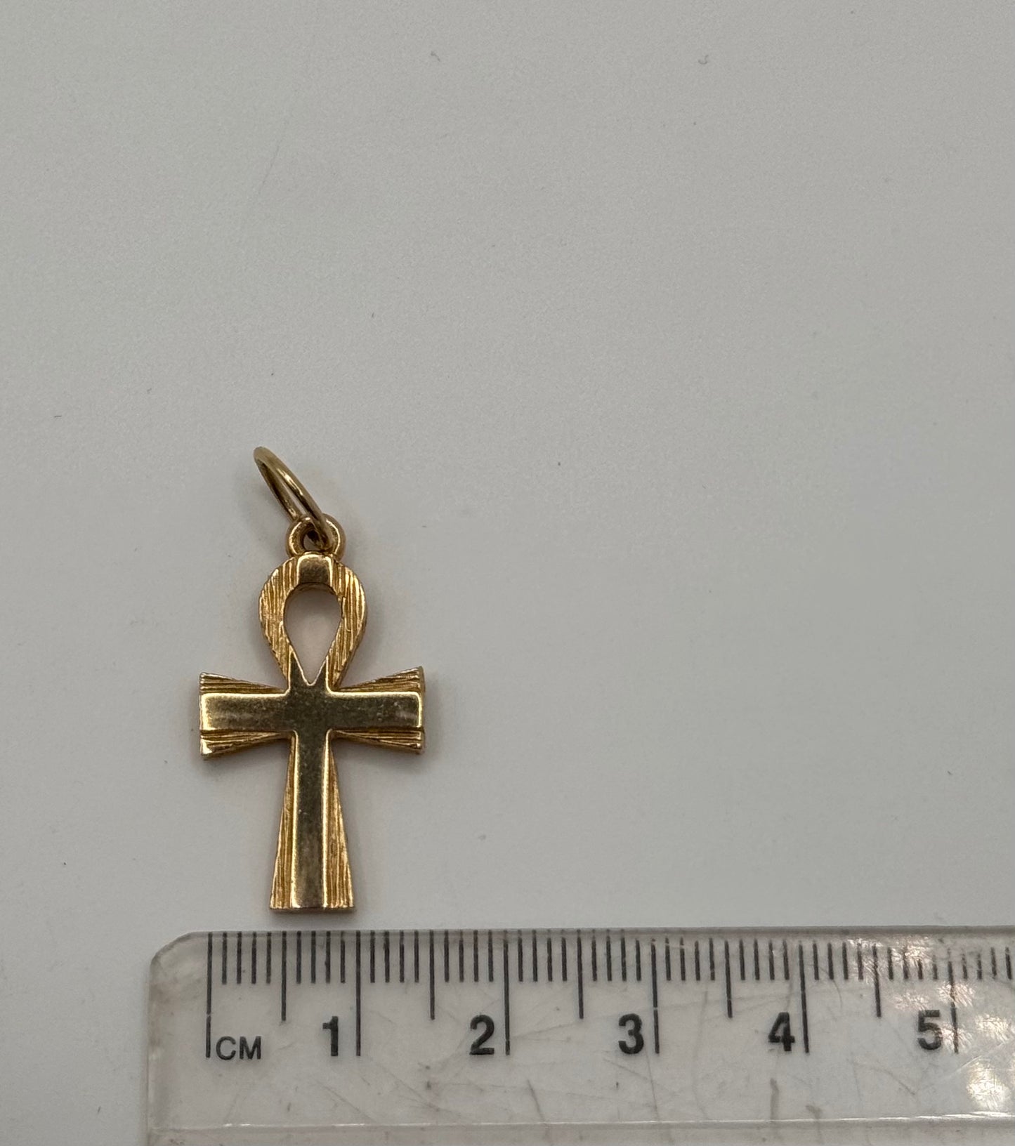 9ct Gold Egyptian Ankh Key of Life Pendant