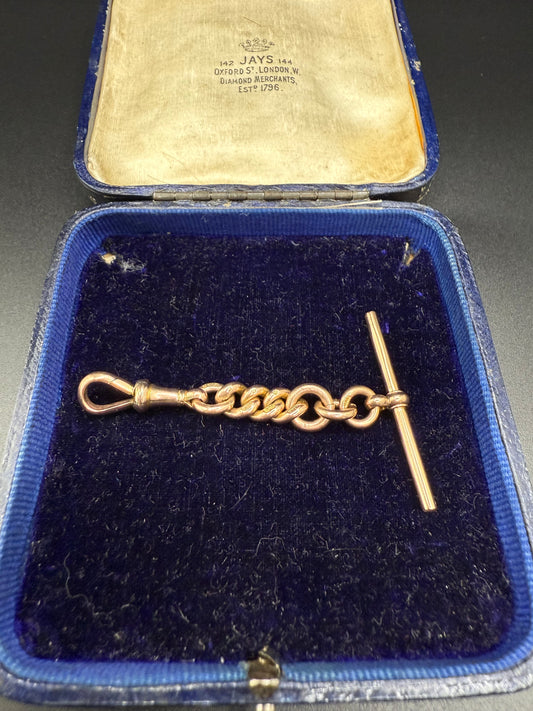 9ct Gold Curb T-bar Extender 2.25 inches