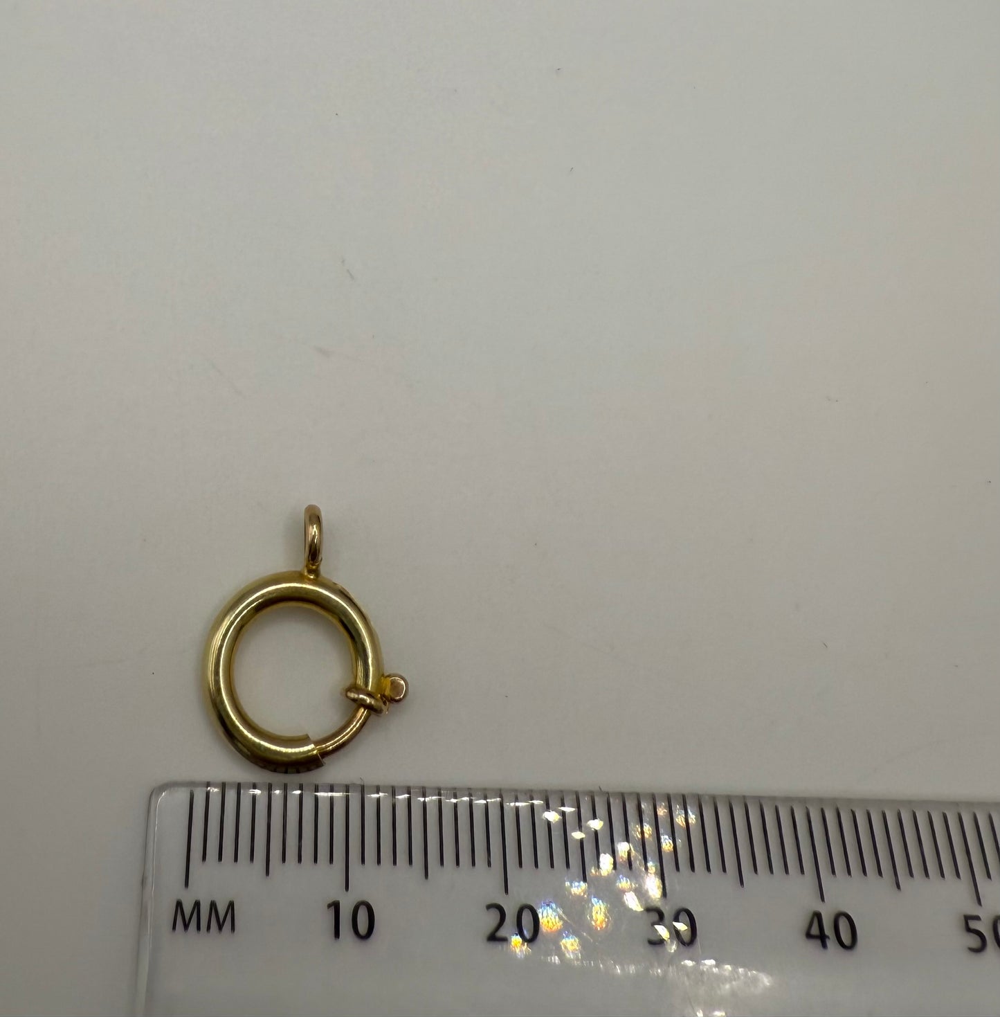 RESERVED - 14ct Gold Bolt Ring Connector