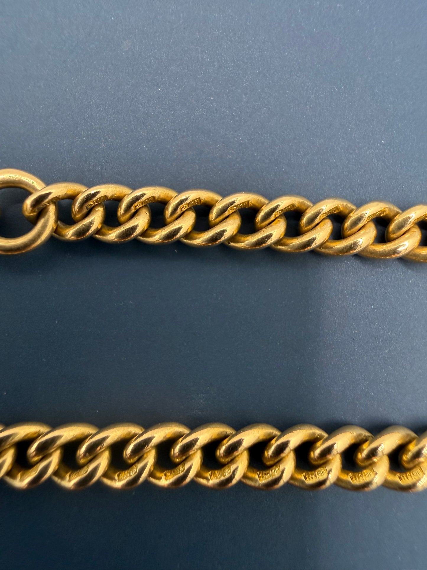 Antique 18ct Gold Albert Chain 14.88 Inches