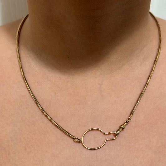 Vintage 9ct Gold Snake Chain