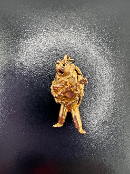 Vintage 9ct Gold The Beatles Beetle Charm