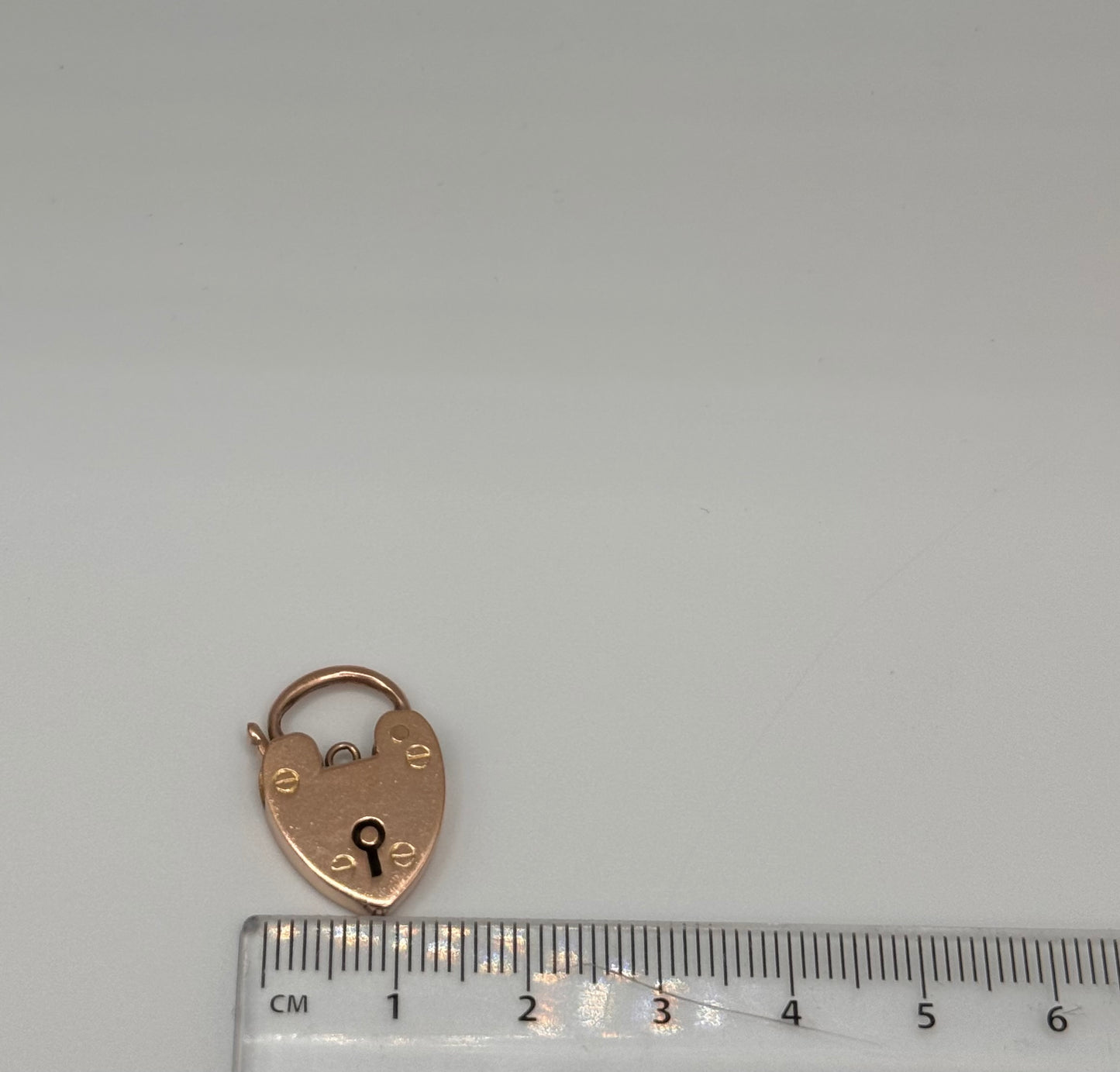 Antique 9ct Rose Gold Padlock