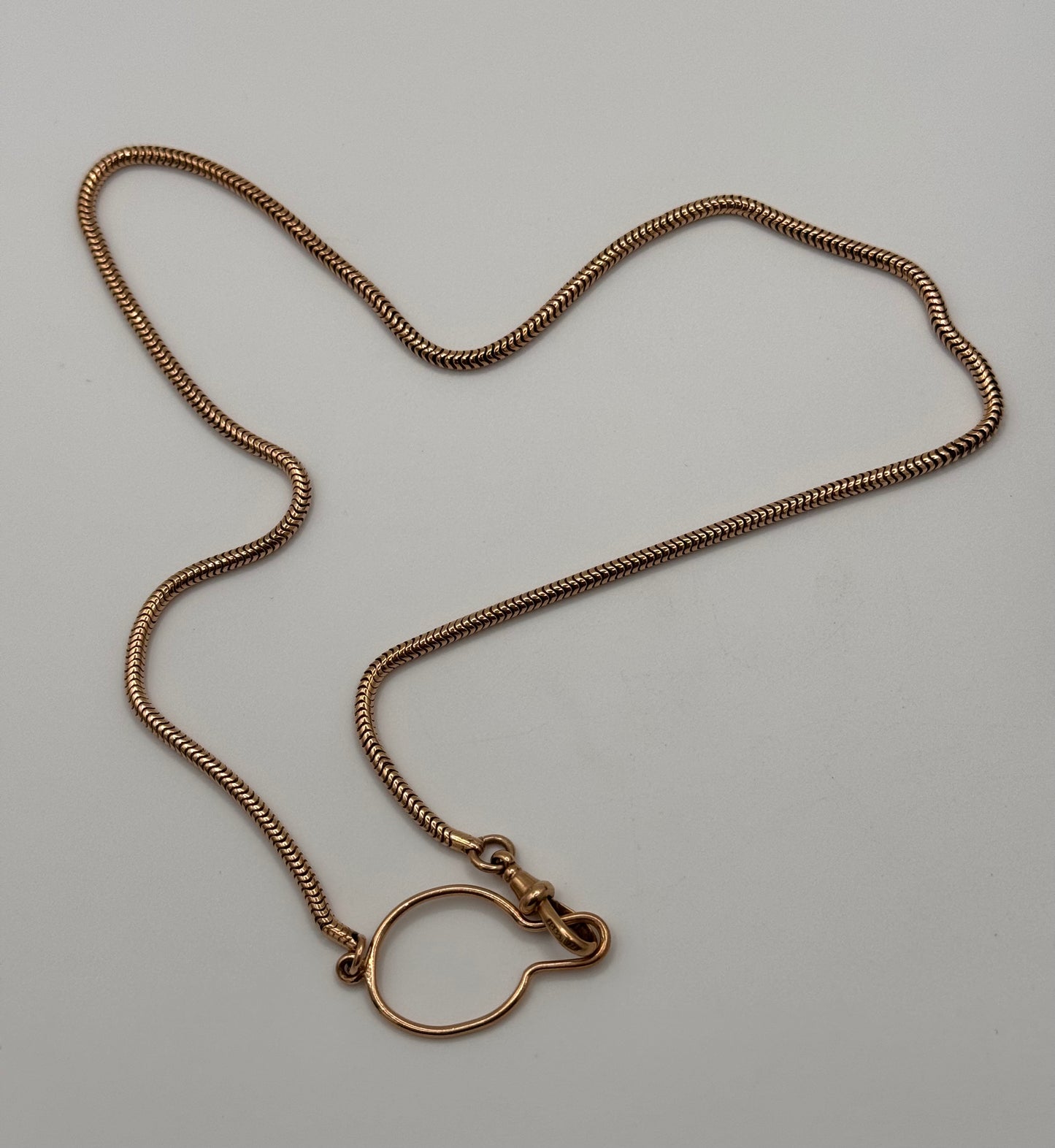 Vintage 9ct Gold Snake Chain