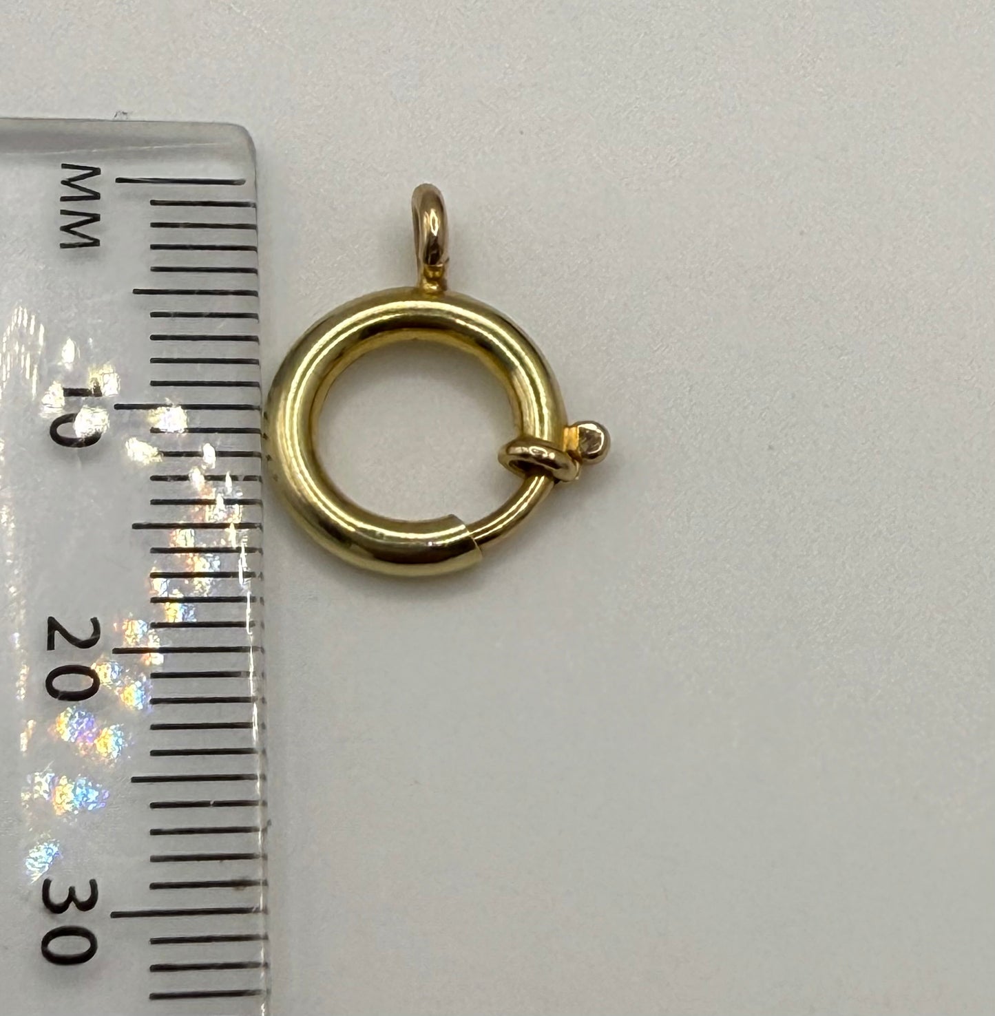 RESERVED - 14ct Gold Bolt Ring Connector