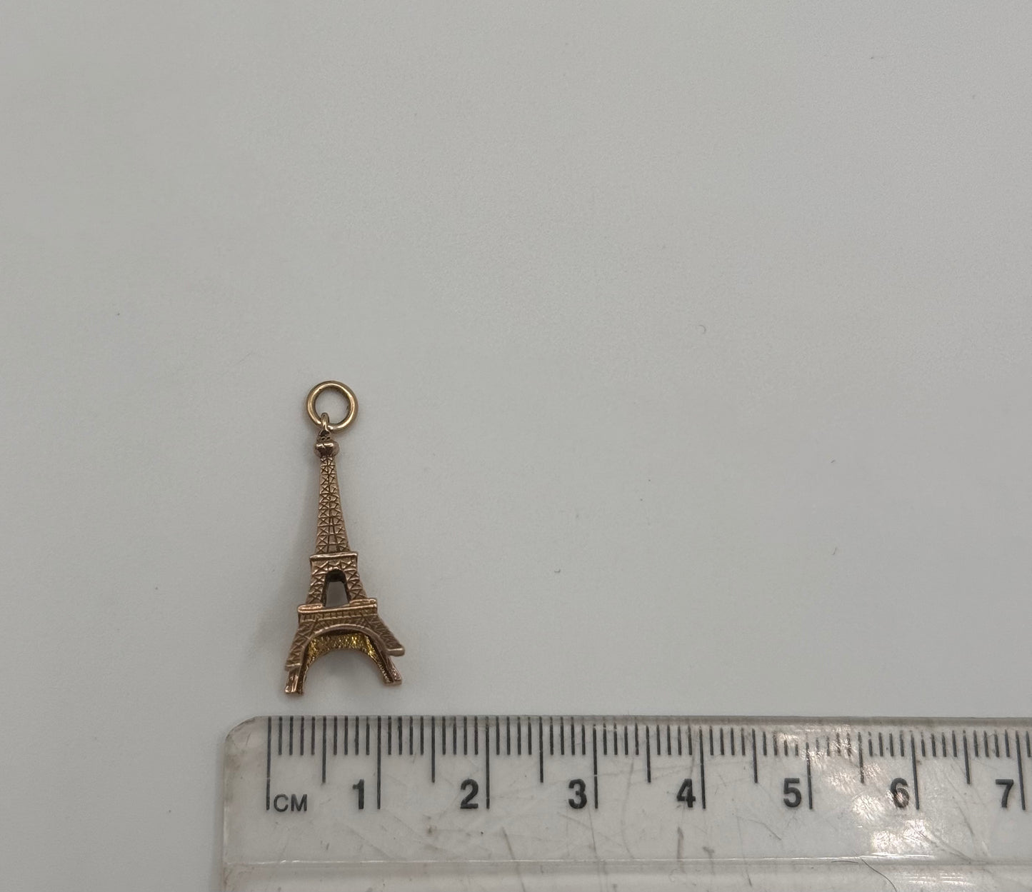 Vintage 9ct Gold Eiffel Tower Charm