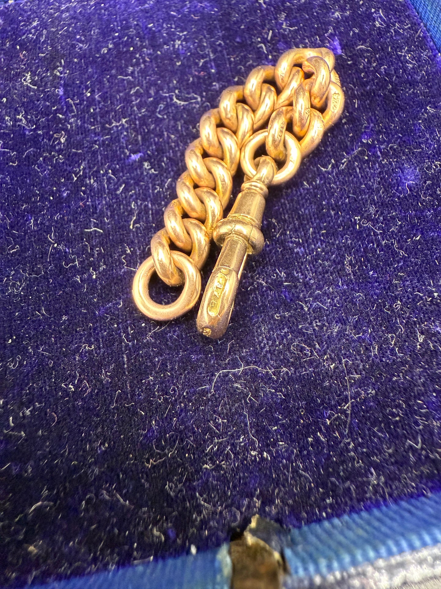 9ct Gold Curb Extender 3 inches