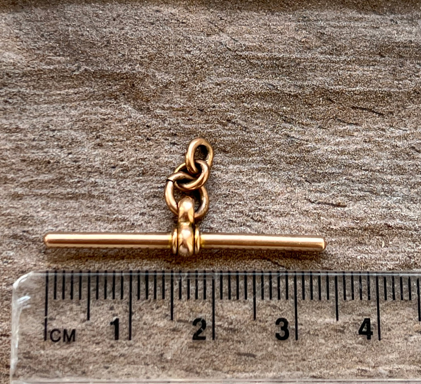 Antique 9ct Rose Gold T-bar