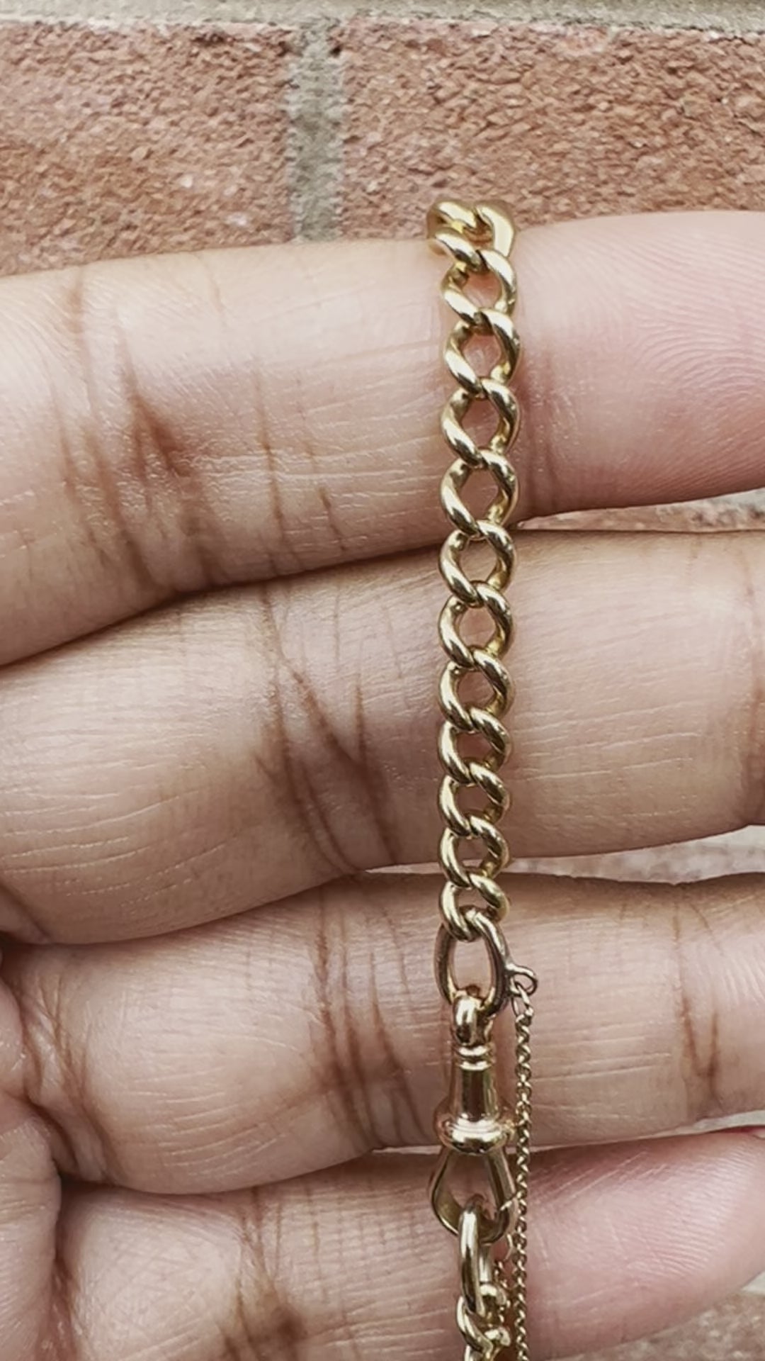 Yellow gold deals curb bracelet