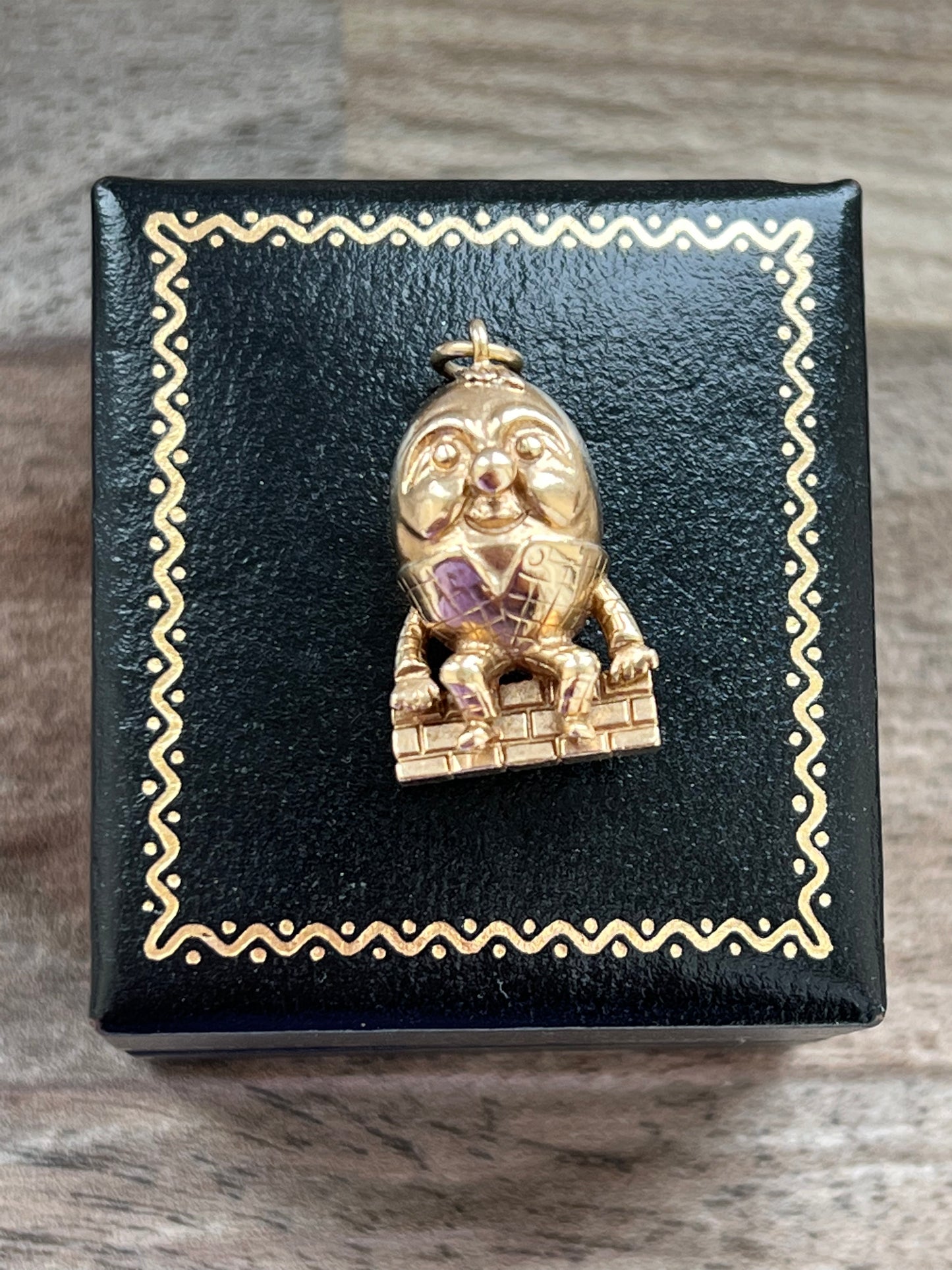 9ct Gold Vintage Humpty Dumpty Charm